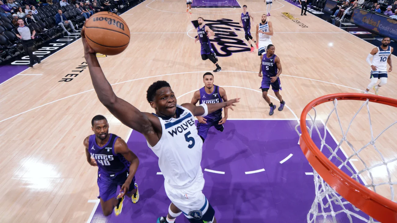 timberwolves vs sacramento kings match player stats