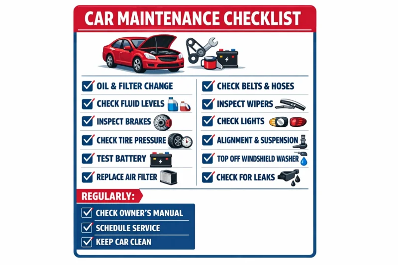 Complete Car Maintenance Checklist for Safety and Longevity