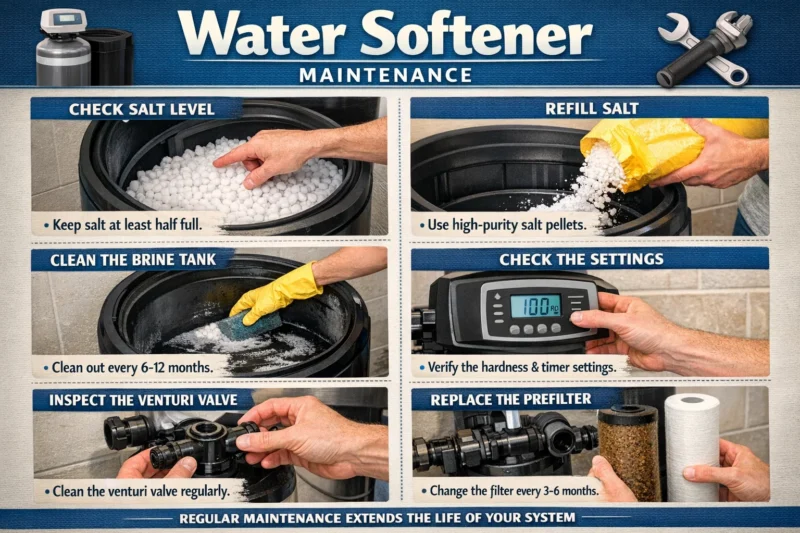 Water Softener Maintenance Best Practices for Long-Term Reliability