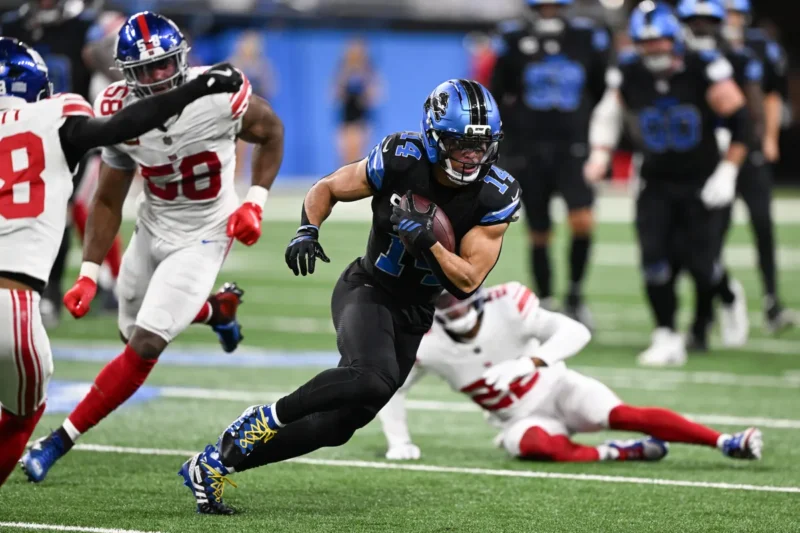 New York Giants vs Detroit Lions Match Player Stats: Tackles, Sacks and Big Plays