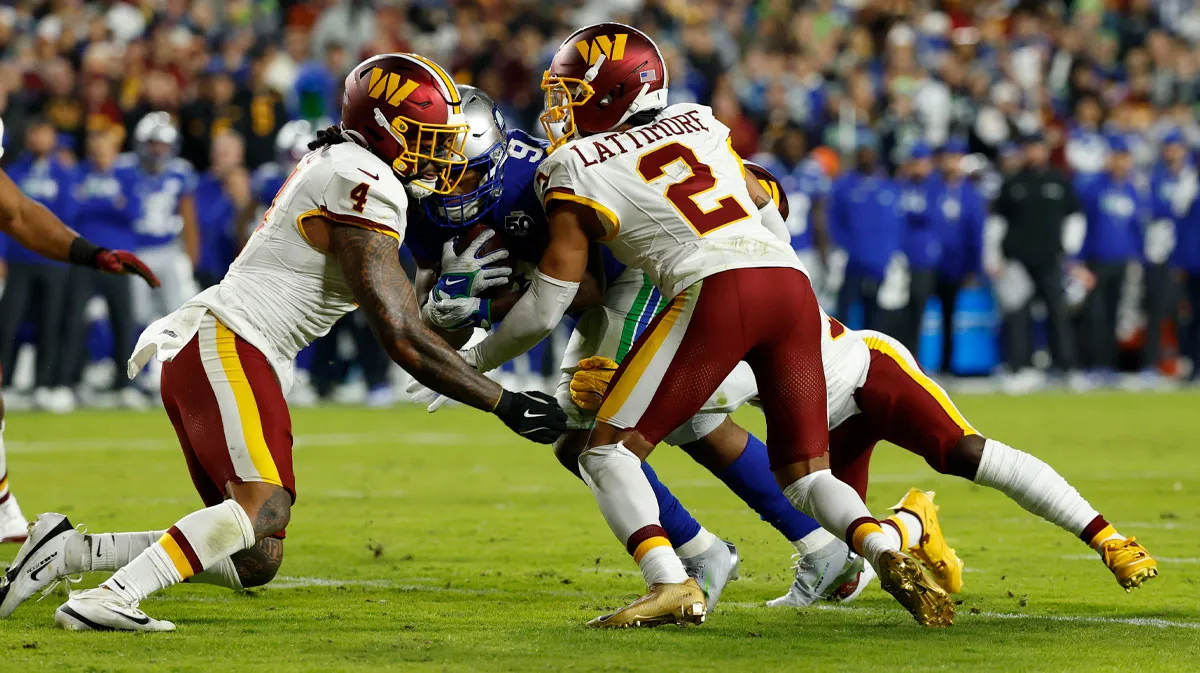 seahawks vs washington commanders match player stats