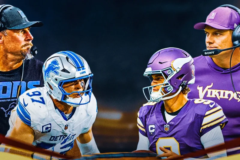 Detroit Lions vs Minnesota Vikings Match Player Stats Breakdown by Quarter