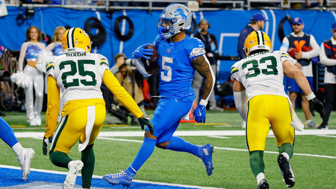 Green Bay Packers vs Detroit Lions Match Player Stats