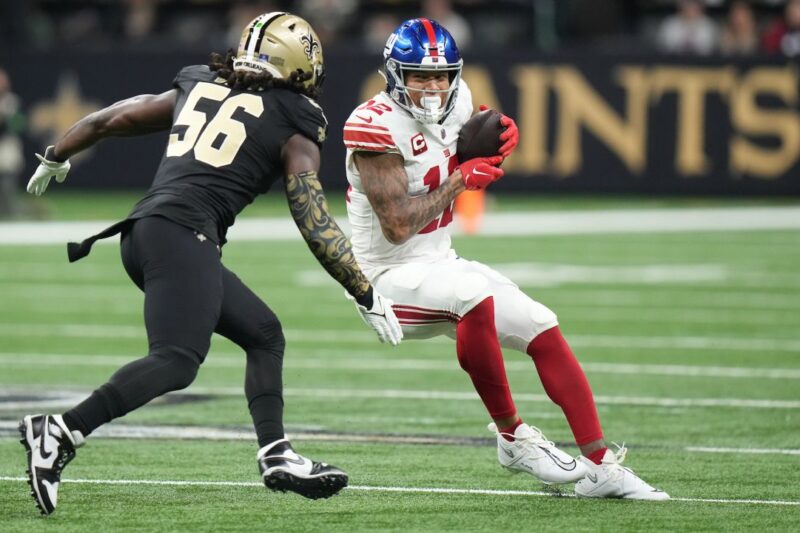 Every Important Play from New York Giants vs New Orleans Saints Match Player Stats
