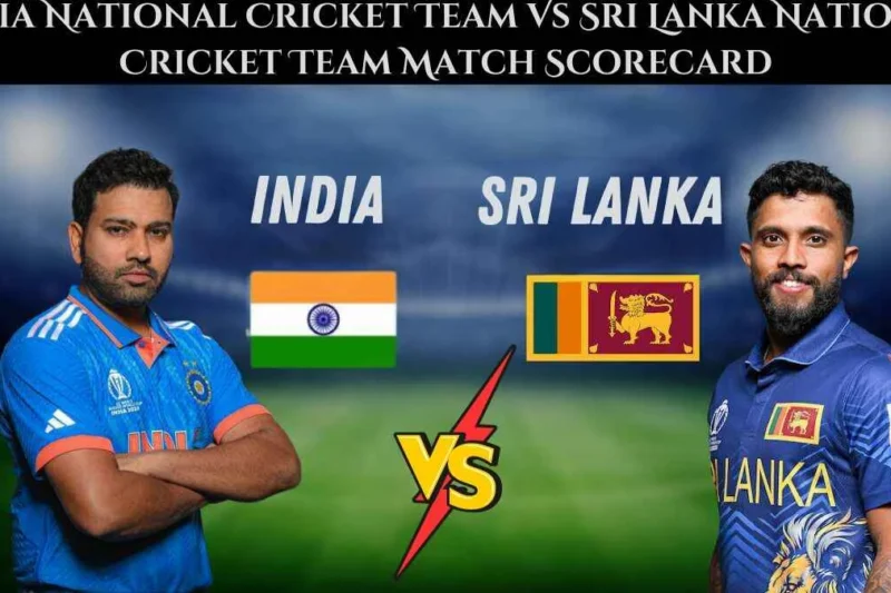 India National Cricket Team vs Sri Lanka National Cricket Team Match Scorecard