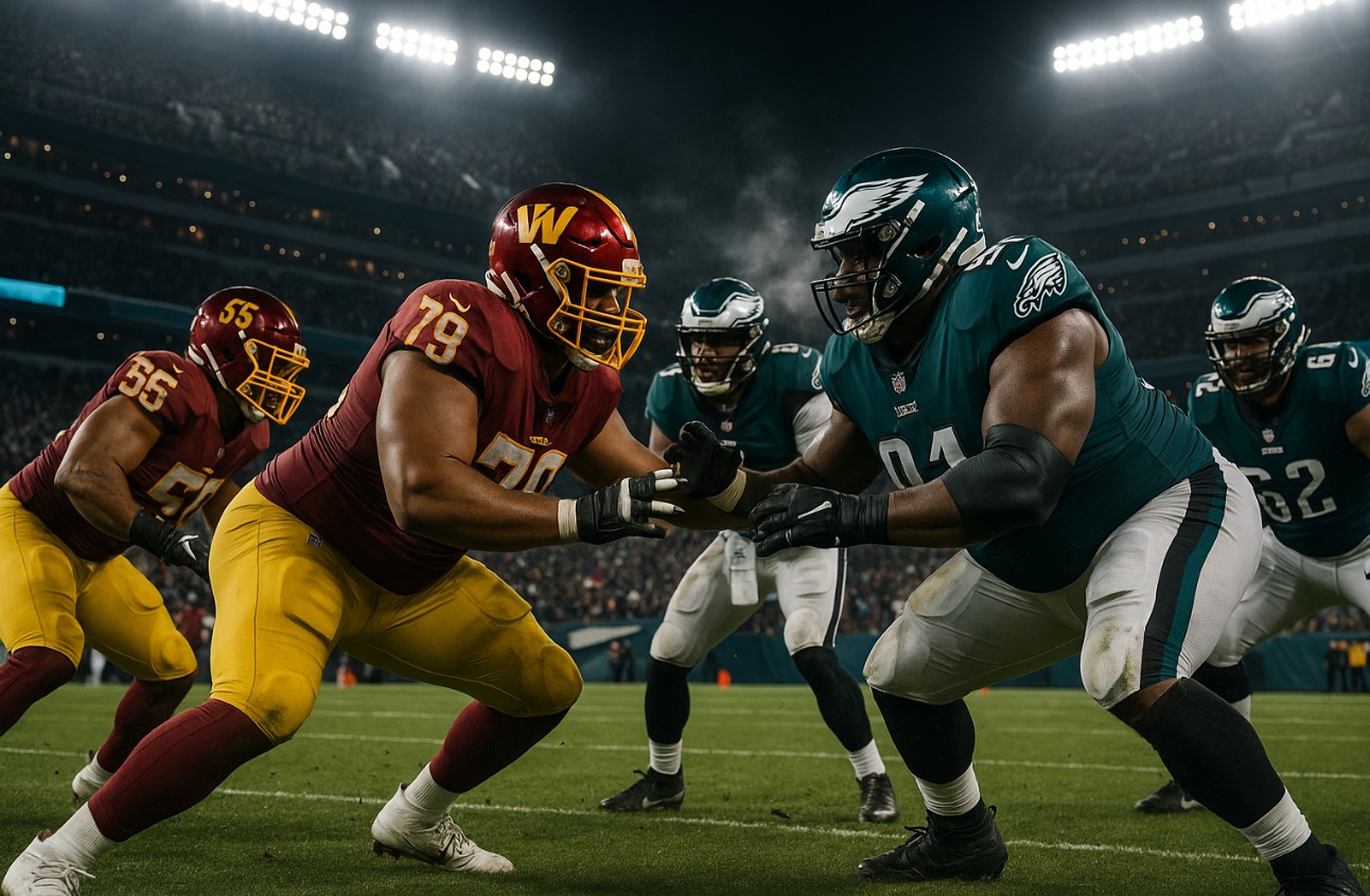 washington commanders vs philadelphia eagles match player stats