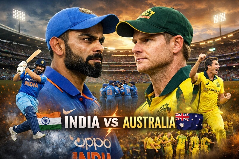 India National Cricket Team vs Australian Men’s Cricket Team Timeline