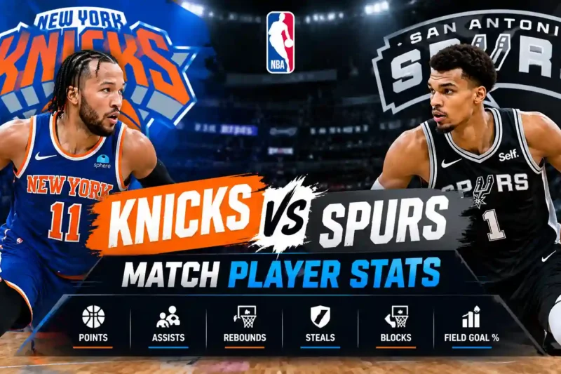 Knicks vs San Antonio Spurs Match Player Stats